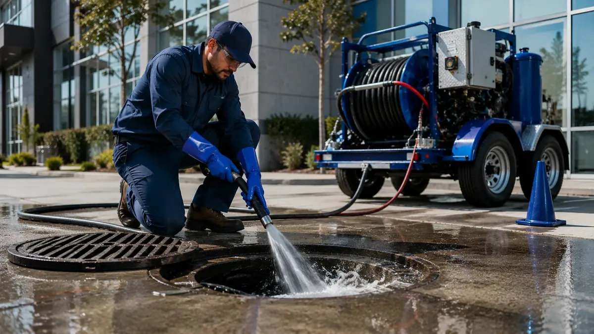 Commercial Hydro Jet Drain Cleaning in Mt Baldy