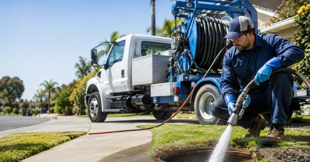 Hydro jet sewer cleaning Mt Baldy