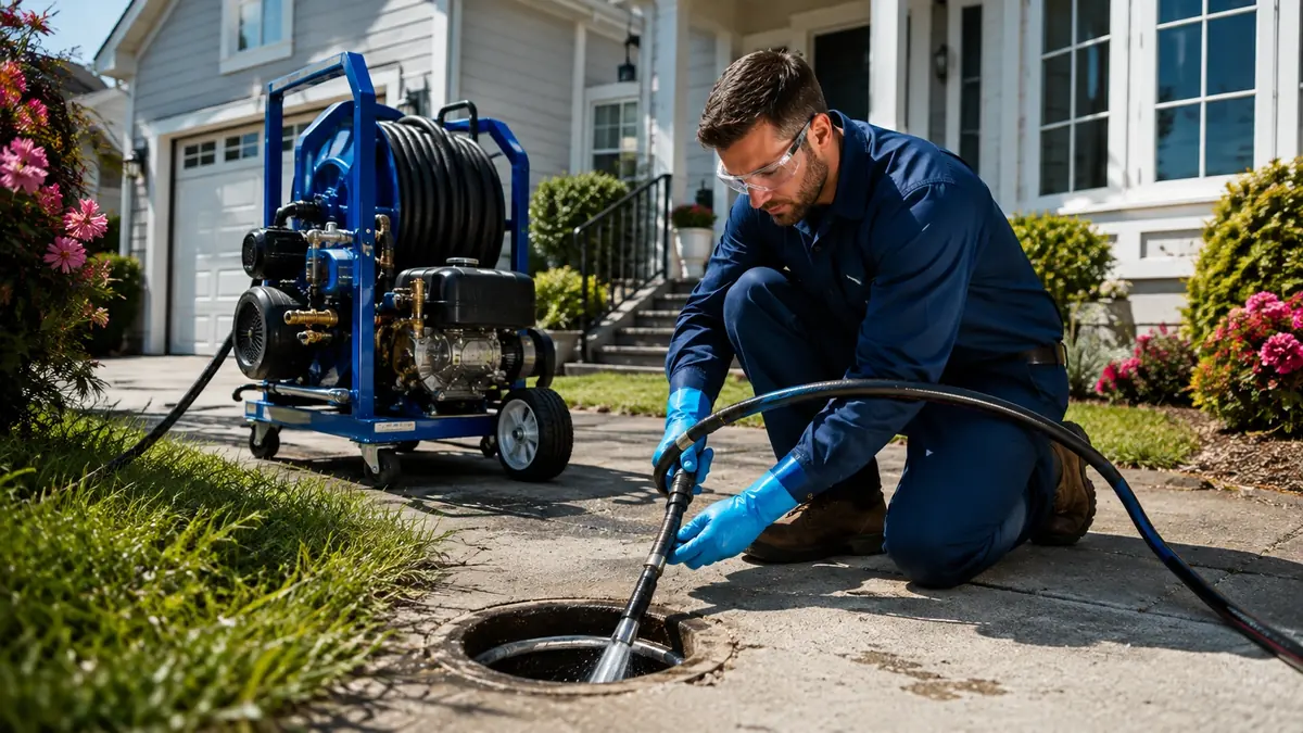 Residential Hydro Jet Drain Cleaning in Mt Baldy
