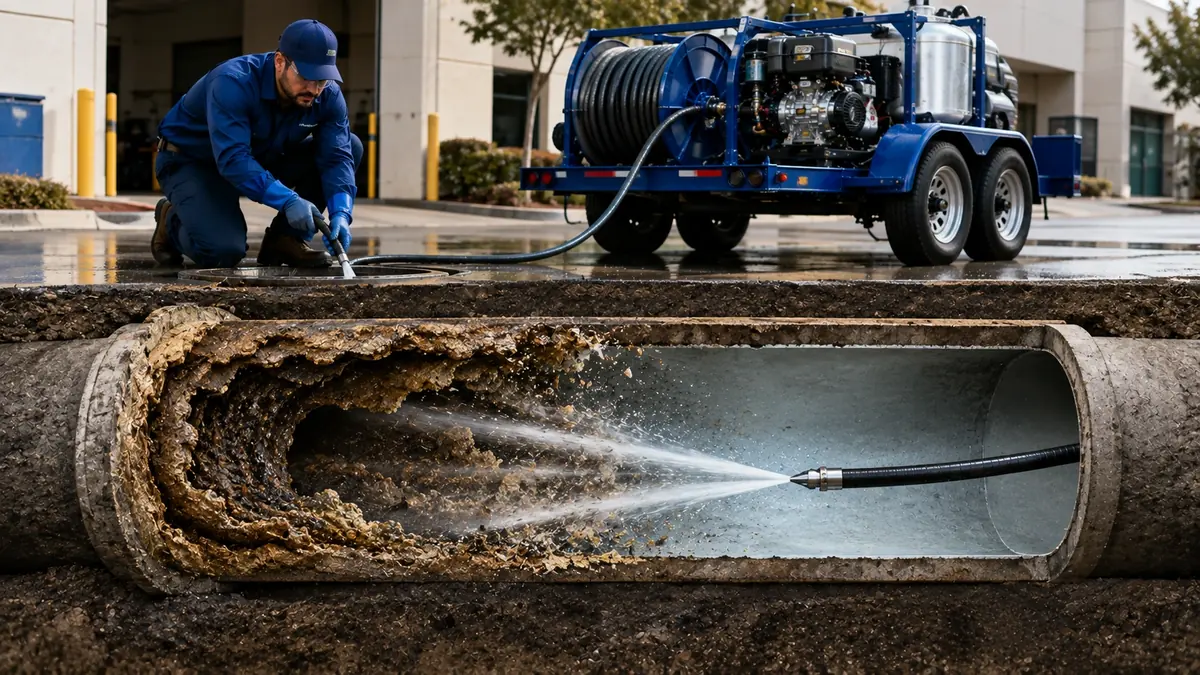 Sewer Pipe Descaling in Mt Baldy